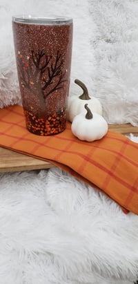 Image 1 of Fall Leaves 18.5 oz Tumbler