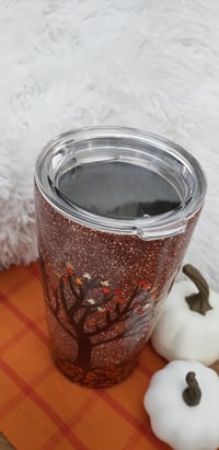 Image 4 of Fall Leaves 18.5 oz Tumbler