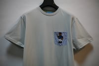 Image 2 of Silver Grey Teddy Bear Pocket Tee Shirt
