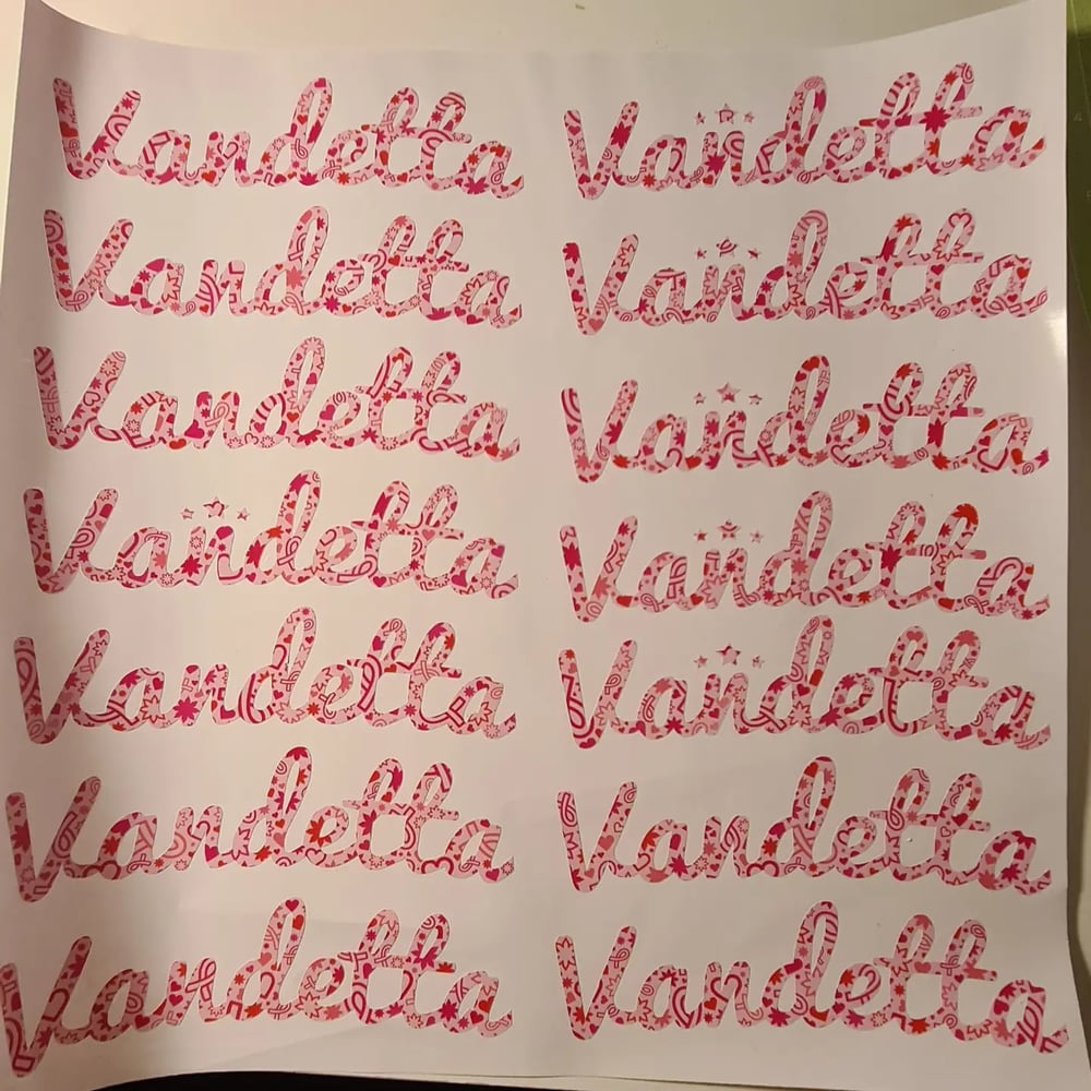 Vandetta Cancer decal 