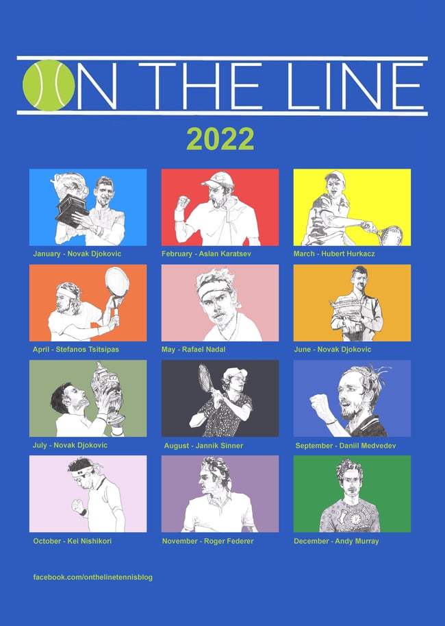 On The Line Calendar 2022