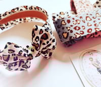 Leopard Print Bow Hairband