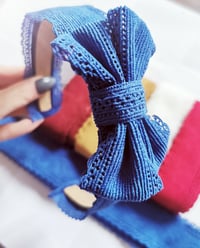 Image 1 of Corduroy Lace Ribbon Hairband 