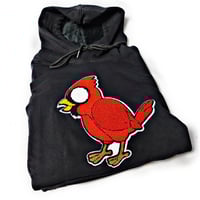 Image 4 of Chenille Va Cardinal Hoodie