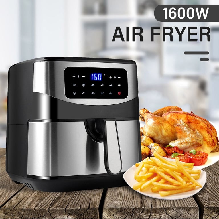 Brand New 7.5L 1600W Digital Air Fryer Oven Oilless Cooker Home Intelligent LED Touch Screen 