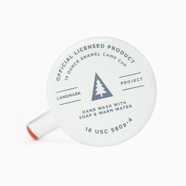 Smokey Bear Enamelware Mug