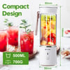 AUGIENB Electric Fruit Juicer Glass Mini Hand Portable Smoothie Maker Blenders Mixer USB Recharge