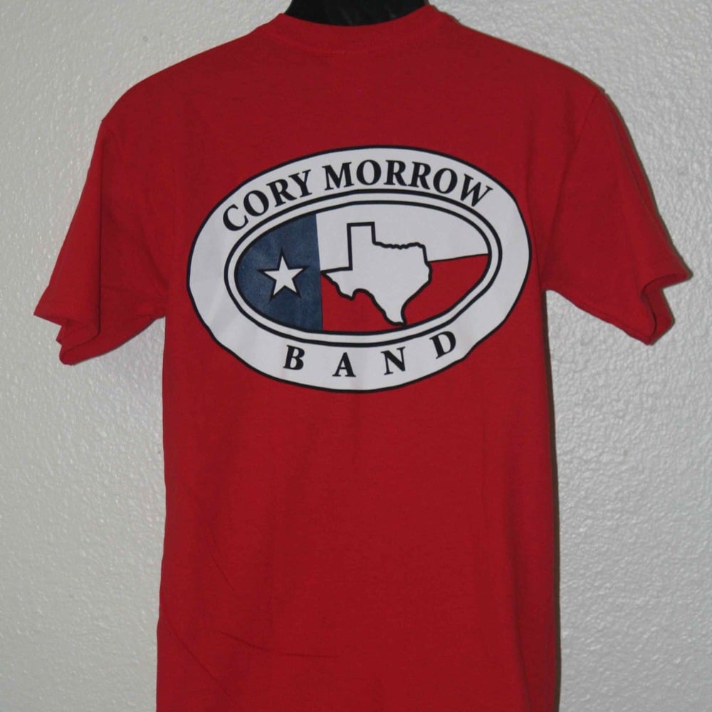 Cory Morrow Online Store — Red CMB Oval Logo T-Shirt
