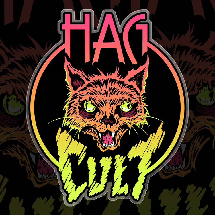 Image of HagCult Cat Acrylic Pin