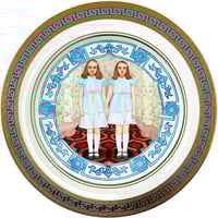 Image 1 of Shining Twins - Large Fine China Plate - #0776