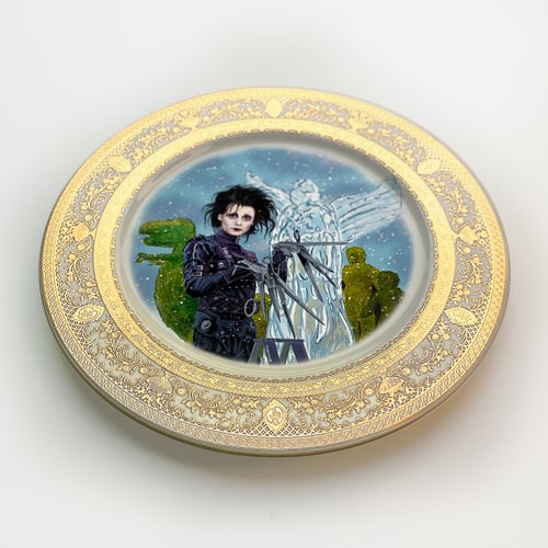Image of Edward Scissorhands - Fine China Plate - #0739