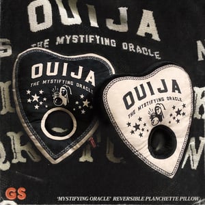 Image of 'Mystifying Oracle' Woven Ouija Blanket & Planchette Pillow
