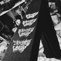 Image 3 of BLACK CROSS WORSHIP BRUTAL TEXT 90's LONG SLEEVE