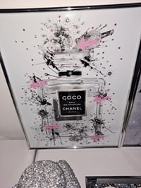 Image 2 of HANDMADE CHANEL INSPIRED GLOSSY PRINT SET