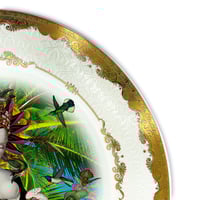 Image 3 of Queen of the birds- Large Fine China Plate - #0772