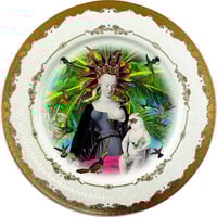 Image 1 of Queen of the birds- Large Fine China Plate - #0772