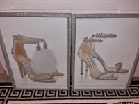 Image 1 of JIMMY CHOO SHOE GLOSSY PRINT 