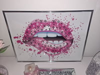 Image 1 of PINK GLOSSY LIP PRINT