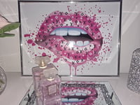 Image 3 of PINK GLOSSY LIP PRINT