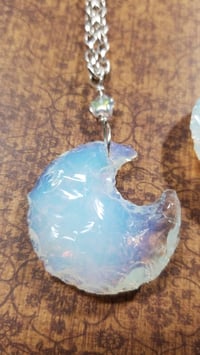 Image 2 of Carved Crescent Moon with Star
