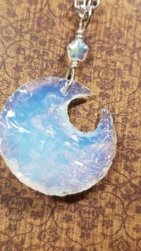 Image 3 of Carved Crescent Moon with Star