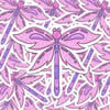 Mythical Kawaii Pink and Purple Fairy Dragonfly Wand 