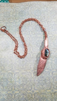 Image 1 of Copper Feather with Labradorite 2