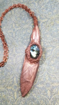 Image 2 of Copper Feather with Labradorite 2