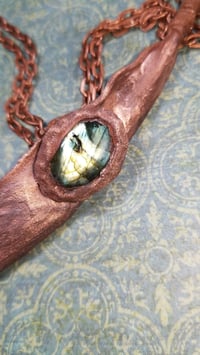 Image 4 of Copper Feather with Labradorite 2