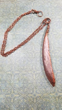 Image 1 of Copper Feather Necklace