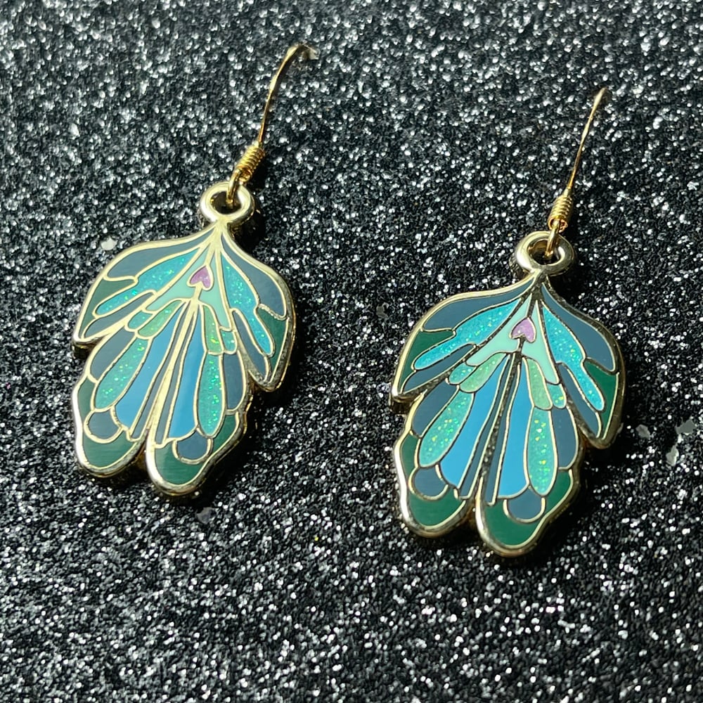 Image of Beetlewing Earring Set