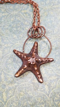 Image 2 of Copper Starfish Necklace