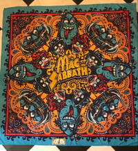 Image 2 of JUMBO Psychedelic Mac Sabbath Tapestry. Art from Jon Grobz