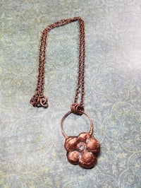 Image 1 of Aquamarine Flower pendant 2