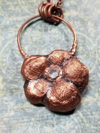 Image 2 of Aquamarine Flower pendant 2