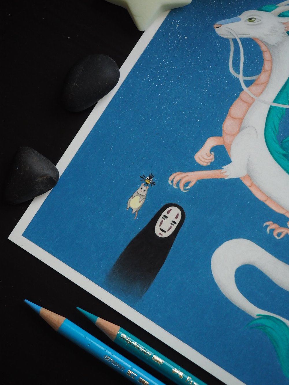 Image of Studio Ghibli Spirited Away Miyazaki Fine Art Print