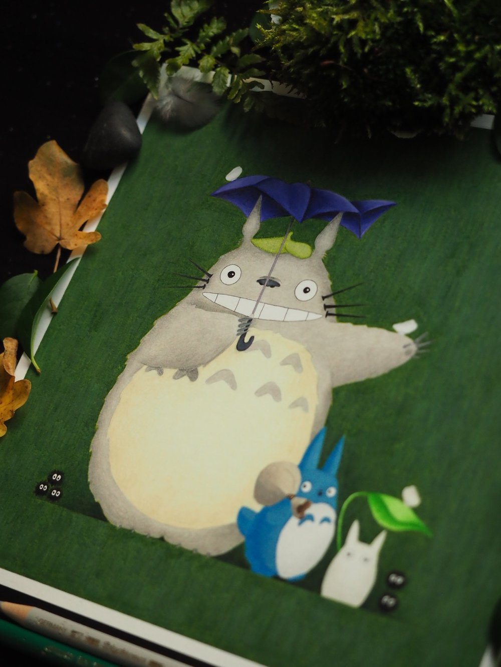 Studio Ghibli My Neighbor Tototro Miyazaki Fine Art Print