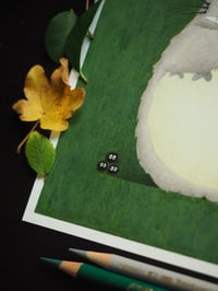 Image 3 of Studio Ghibli My Neighbor Tototro Miyazaki Fine Art Print