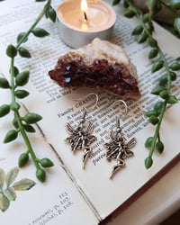 Image 1 of Silver Fairy Earrings 