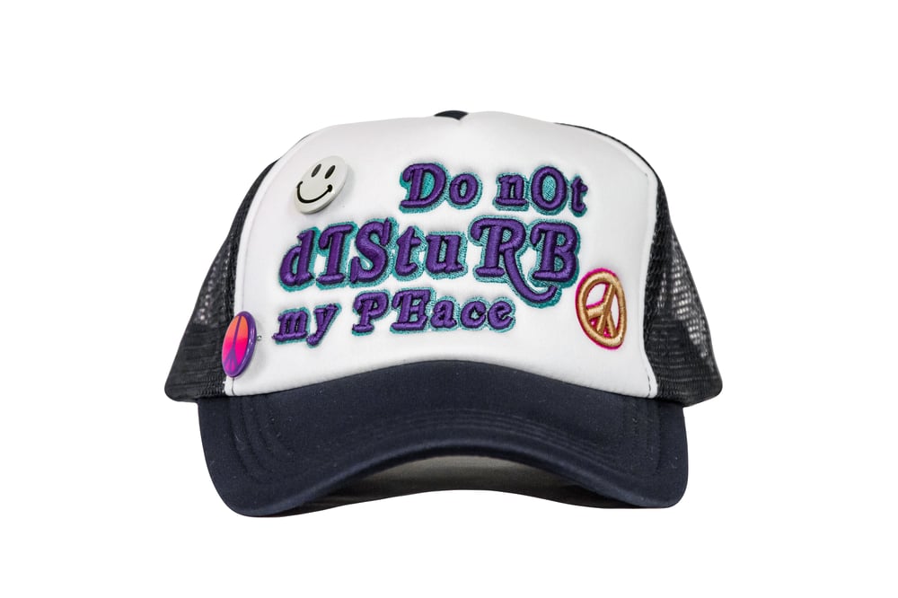 Image of Navy Do Not Disturb Trucker