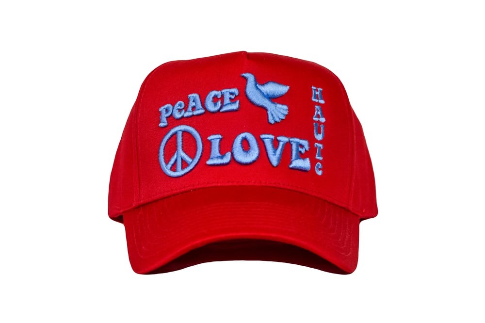 Image of TFG Red Peace & Love Trucker