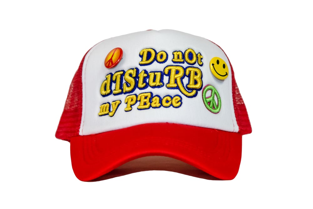 Image of Red Do Not Disturb Trucker