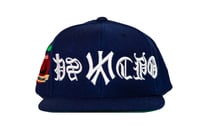 Image 1 of Navy/White NY Psycho SnapBack 