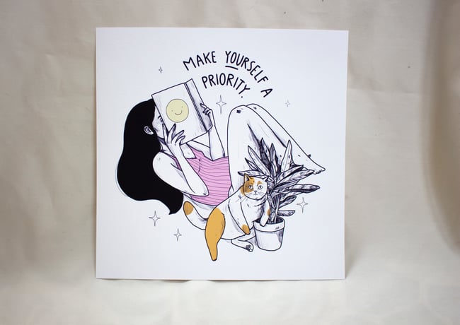 PRIORITY – FineArt Print (20x20cm) GROWTOBER