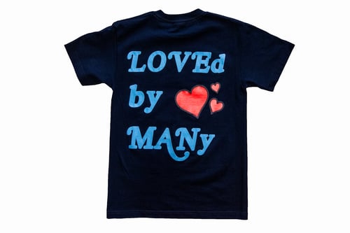 Image of Navy Hate Love Tee