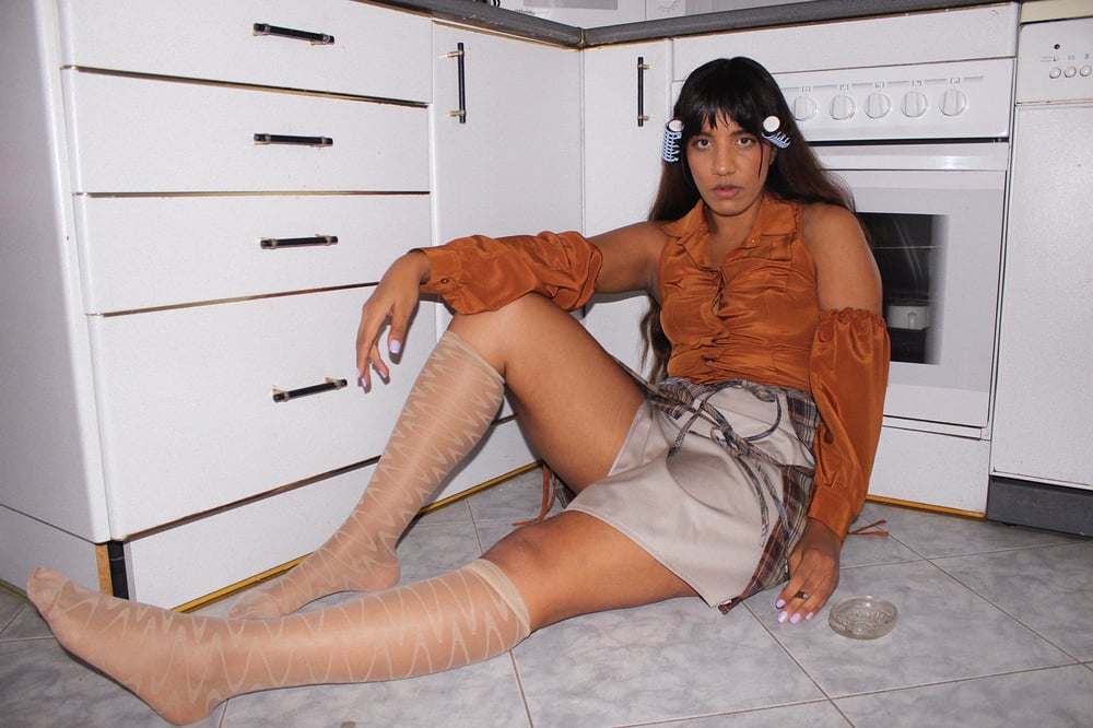 Image of Camisa con mangas fruncidas.