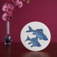 Image 4 of Two goldfish ceramic wall hanging 
