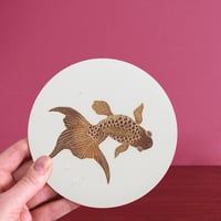 Image 5 of Short tailed fancy fish ceramic wall hanging 