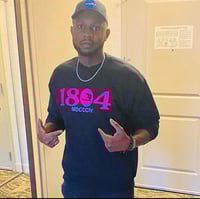 Pink on Black 1804 Sweatshirt