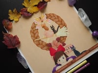 Image 5 of Studio Ghibli Kiki's Delivery Service Miyazaki Fine Art Print